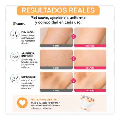 🌸 Depiladora 4 en 1 – Rostro y Cuerpo Sin Irritación 💖