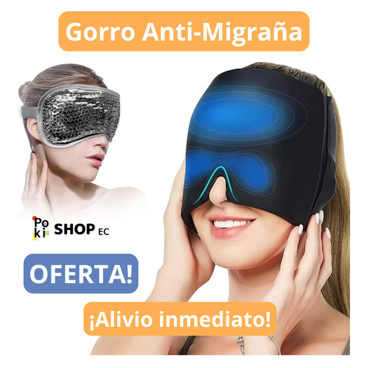 Gorro Terapéutico ANTI-MIGRAÑA – Alivia Migraña y Dolor de Cabeza Sin Medicamentos